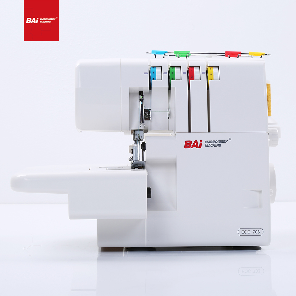 Bai 4 резьба накладки Швейная машина для сверхмощных накладки Швейная машина промышленного