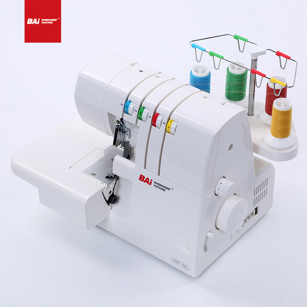 Bai Oomanual Mini Overlock Швейная машина для вышивки оболочки
